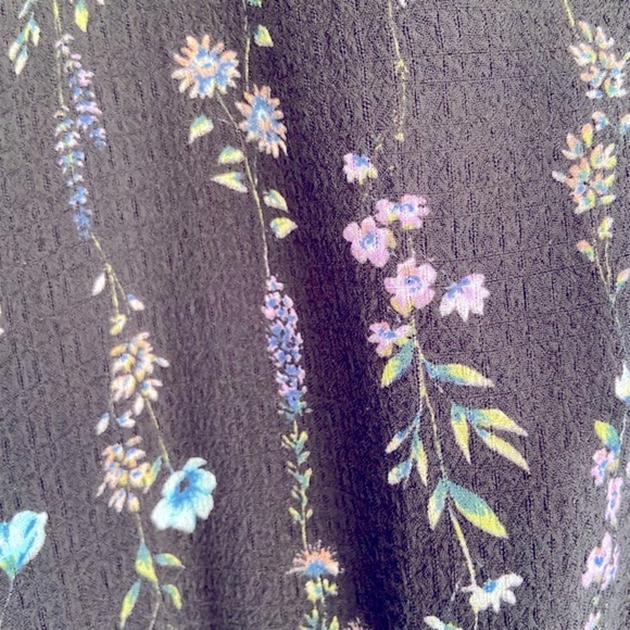 *SALE * Women’s Lauren Conrad floral midi dress Size M easy breezy summer dress - Picture 3 of 3